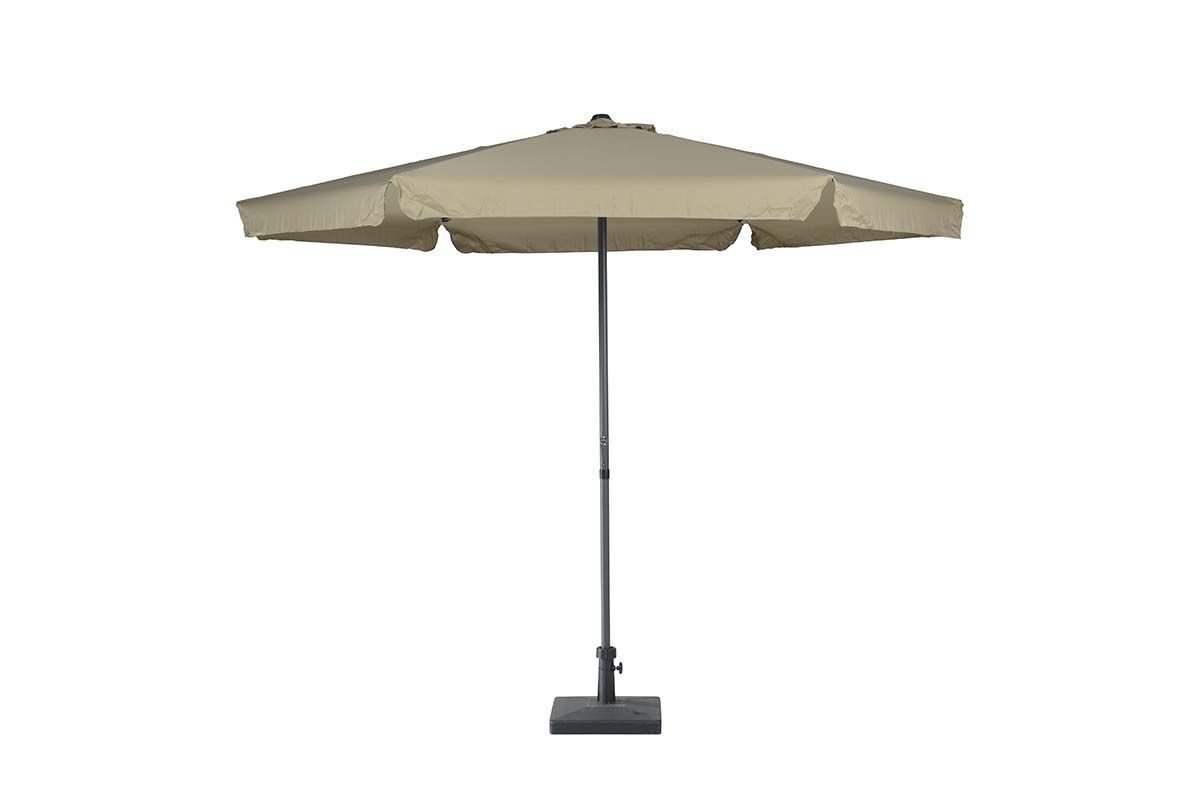 Delta parasol - Ø300 cm carbon black - taupe