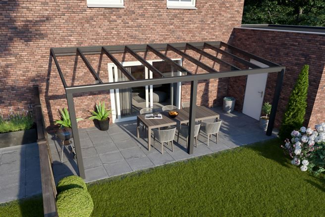 Greenline veranda 600x250 cm - glasdak