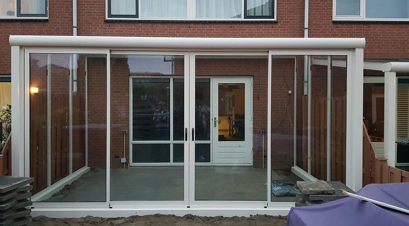 Aluminium tuinkamer 500x300 cm dakbeglazing gelaagd veiligheidsglas - Hoogvliet Rotterdam