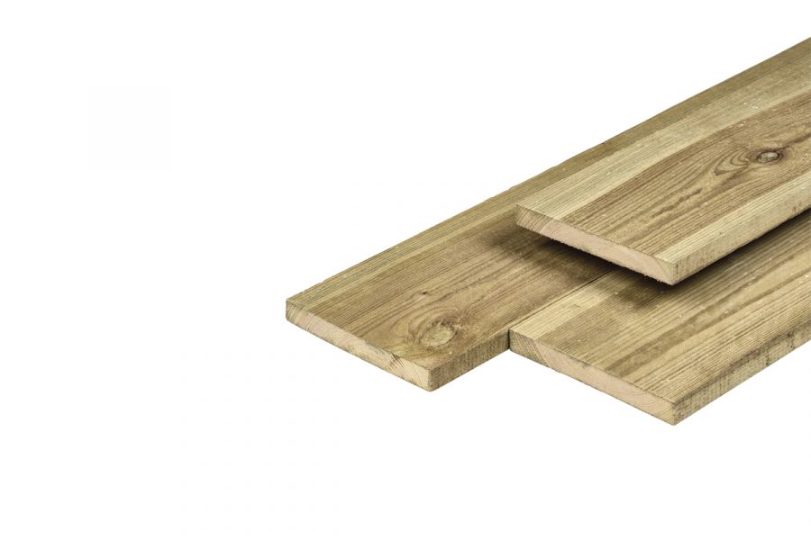 Schuttingplank geïmpregneerd grenen 1,6x14x270 cm