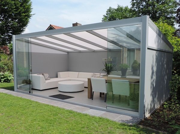 Profiline terrasoverkapping - vrijstaand - 500x250 cm - polycarbonaat dak