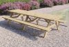 Vuren picknicktafel Superieur | 300x162x76 cm