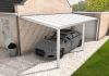 Carport Velvetline - Polycarbonaat dak - 300x500 cm - wit of antraciet