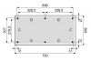 Plattegrond Overkapping Excellent L 700x310 cm