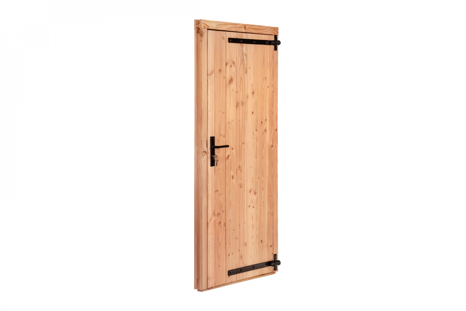 Red Class Wood enkele dichte deur, 100x205 cm buitenmaat - rechts scharnierend