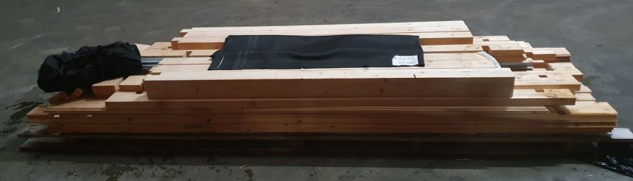 1 stuk beschikbaar: Lugarde overkapping 240x300 cm plat dak incl. EPDM - SALE01945