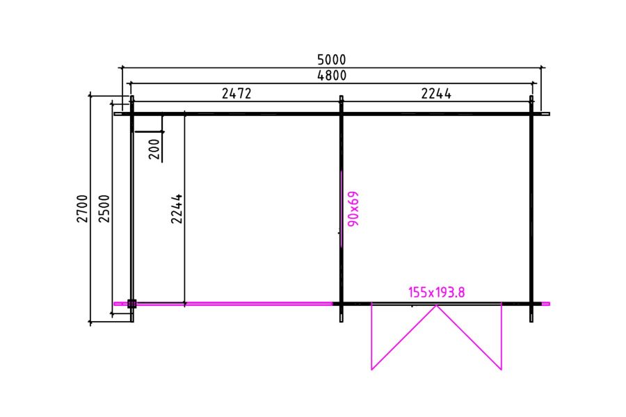 Interflex 2526Z - plattegrond