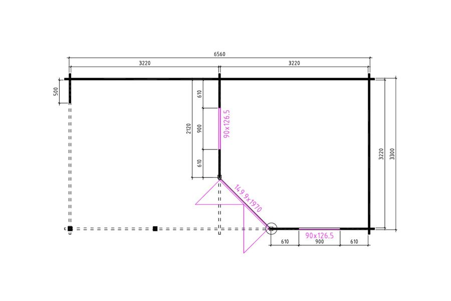 Interflex 3555Z - plattegrond