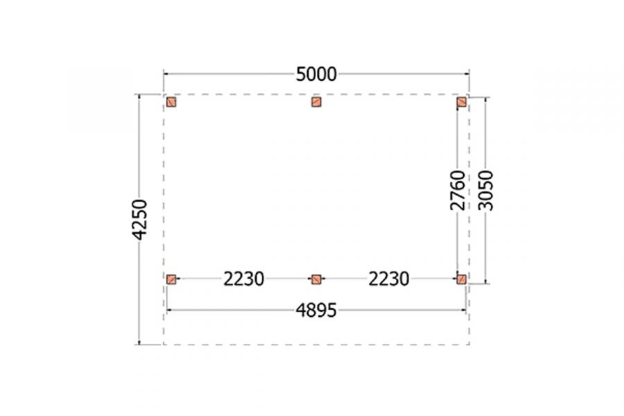 Kapschuur De Heerd 500x425 cm