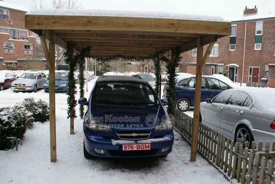 Actie carport tuindeco 300x500 cm voor