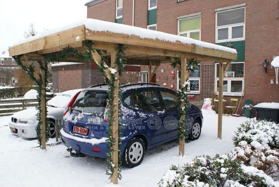 Actie carport tuindeco 300x500 cm rechts