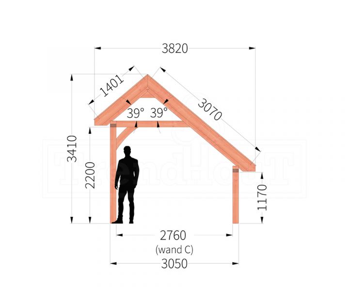 Kapschuur de Hoeve XL 875x380 cm