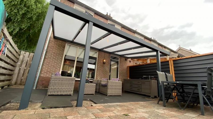 Legend Edition veranda 600x300 cm - IQ relax polycarbonaat dak  - Barneveld