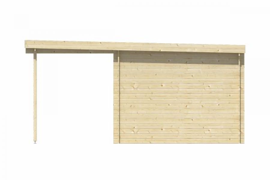 SUPERDEAL! Blokhut Etten Leur 500x300 cm + luifel 200 cm - SALE02134