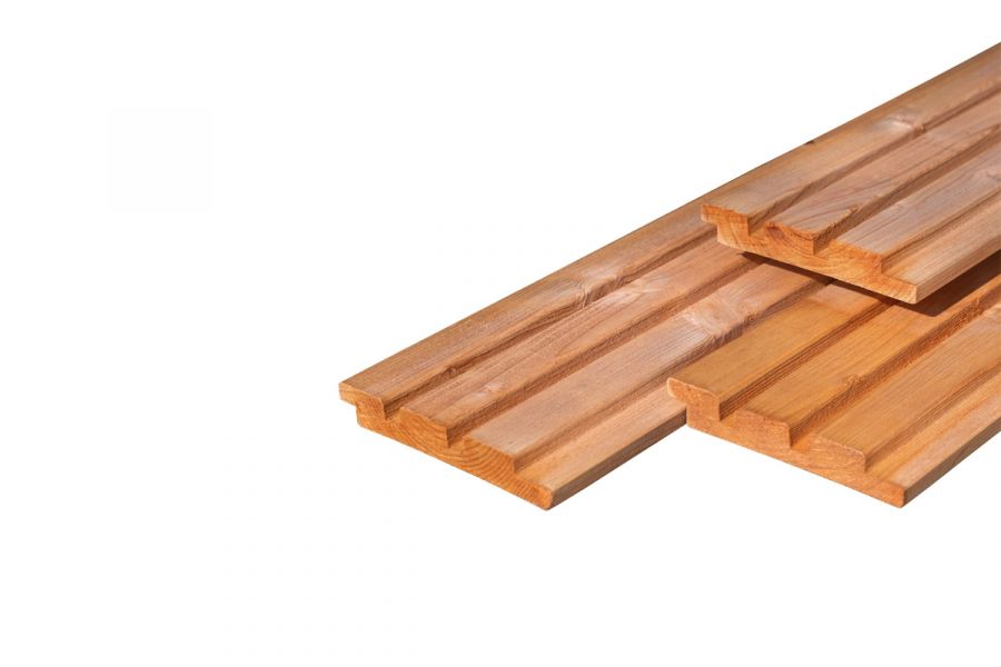 Red Class Wood gevelbekleding Triple profiel 2,2x14x240 cm