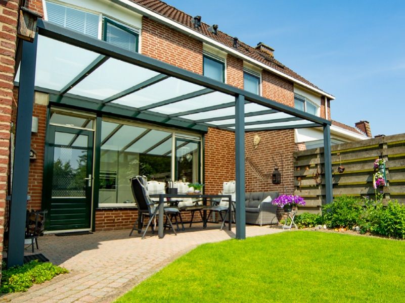 Greenline veranda 600x350 cm - polycarbonaat dak