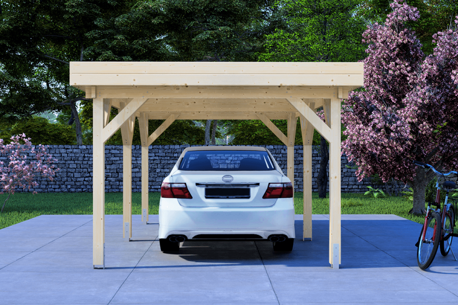 Carport 300x500 cm plat dak